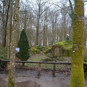 Aviary for snowy owls
