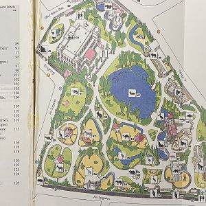 Zoo Map - circa 1993-1998