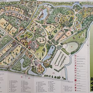 Zoo Map - circa 1993-1999
