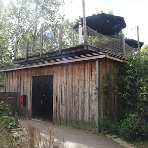 Terrarium building with Pampas Lodge terrace on top, 2024-08-21