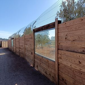 Viewing for wolf exhibit - Bioparque La Rocha