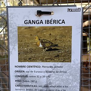 Sign - Bioparque La Rocha