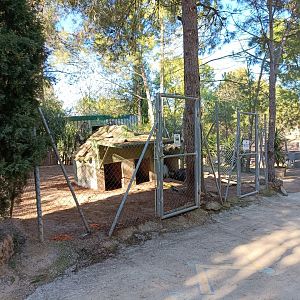 African porcupine exhibit - Bioparque La Rocha