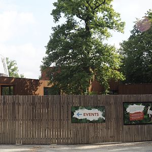 New entrance under construction, 2025-07-12