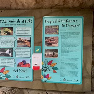 Tropical House Signage at Tropical World (October 2024)