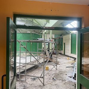 Construction work in South America house