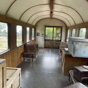 Inner sight of the train aka the poacher’s den