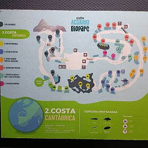 Map - Bioparc Acuario de Gijón