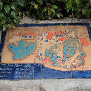 Discovery Cove - Map