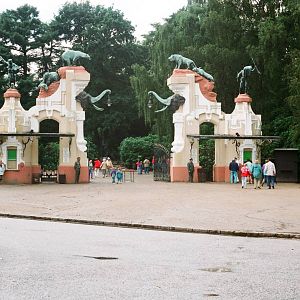 Tierpark Hagenbeck 1991 - Historic Main Gate