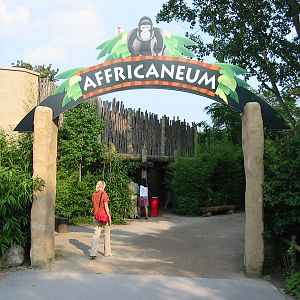 Allwetterzoo Munster 2004 - Entrance to the African area