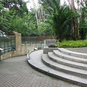 Zoo Negara Malaysia - Semi-circular small mammal row connected to the Small