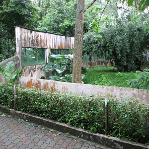 Zoo Negara Malaysia - Striped Hyena exhibit