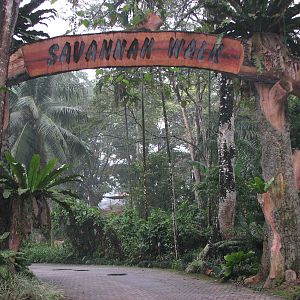 Zoo Negara Malaysia - Entrance to the Savannah Walk