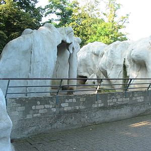 Dierenpark Rhenen 2004 - Front of the old Polar Bear exhibit