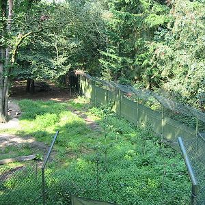 Dierenpark Rhenen 2004 - Perimeter of the Brown Bear enclosure