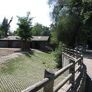 Wroclaw Zoo 2008 - Front of the Zebra exhibit