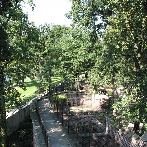 Wroclaw Zoo 2008 - Along the old Bear Castle towards the Goat exhibits