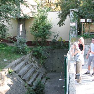 Wroclaw Zoo 2008 - Perimeter of the Chimpanzee exhibit