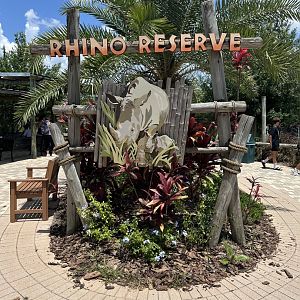 July 2025 - Africa - Rhino Reserve Signage