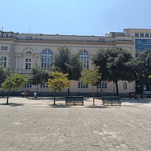 Acquario di Napoli - external view of Stazione Zoologica from Villa Communale