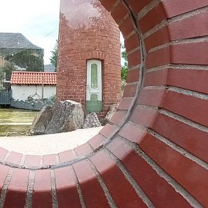 Coastal panorama sea bird Aviary porthole viewing area