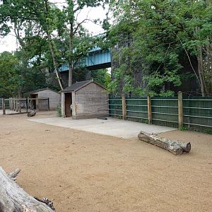 Grant's zebra enclosure