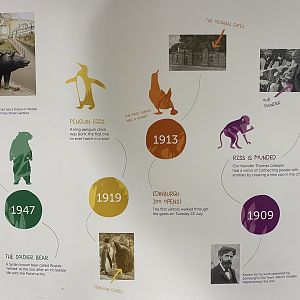 Timeline of Edinburgh Zoo's history 1