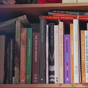 My collection of zoo-related books