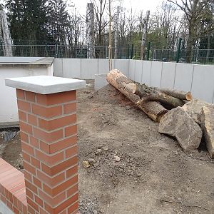 Amerika-Tierpark : Enclosure under construction