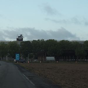 View of The Sanctuary under construction when approaching Pairi Daiza, 2025-09-01