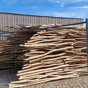 Gibbon exhibit construction