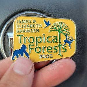 Aug. 2025 - Tropical Forests Pin (Gifted by a fan)