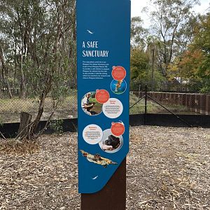 Platypus Sanctuary Signage