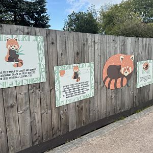 Red Panda Signage