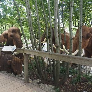 Prehi Daiza: Lands of the Past - Land of the Mammoths - Woolly mammoth animatronic models, 2025-09-01