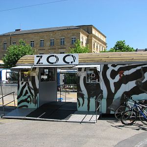 Circus Knie in Neuchatel 2008 - Entrance to the Circus Knie Travelling Mena