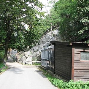 Zoo Praha - View towards the splendid goat exhibits