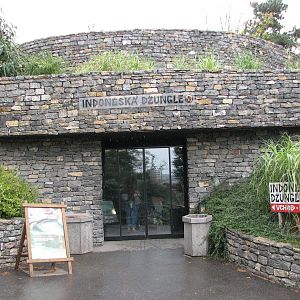 Zoo Praha - Entrance to the Indonesia House