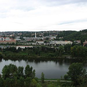 Zoo Praha - View towards the City of Prague from the Zoo