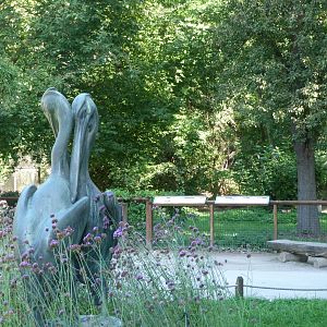 Pelican statue -Zoo Praha (2025)