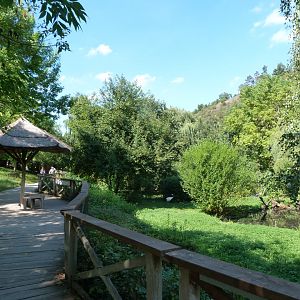 View of crane paddocks -Zoo Praha (2025)