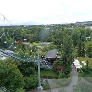 View from the Zakázanka path -Zoo Praha (2025)