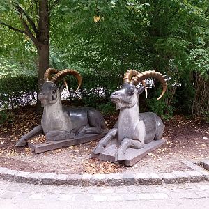 Ibex statues