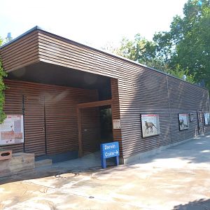 Main pavillion at the "Darwin Crater" -Zoo Praha (2025)