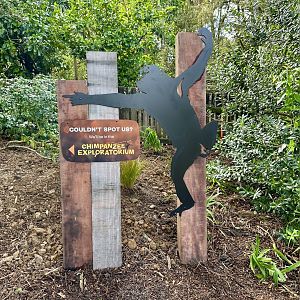 New Chimpaznee Signage (Exploratorium)