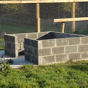 Additional agouti shelter under construction, 23rd September 2025