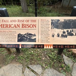 Sep. 2025 - Oklahoma Trails - Bison Signage (one of several)