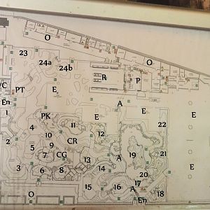 Fire escape map of the Oasis with exhibit and visitor area locations - List in comment - State as of September 1st, 2025