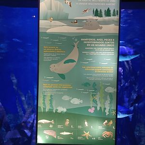 New arctic pavilion exhibit sign